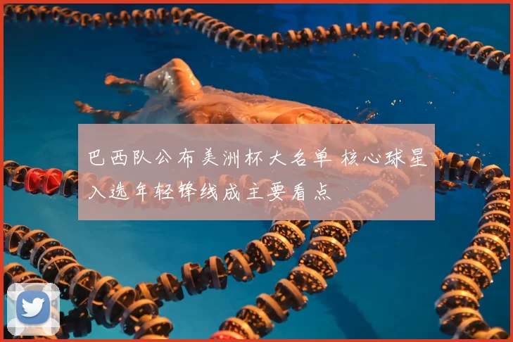 巴西队公布美洲杯大名单 核心球星入选年轻锋线成主要看点